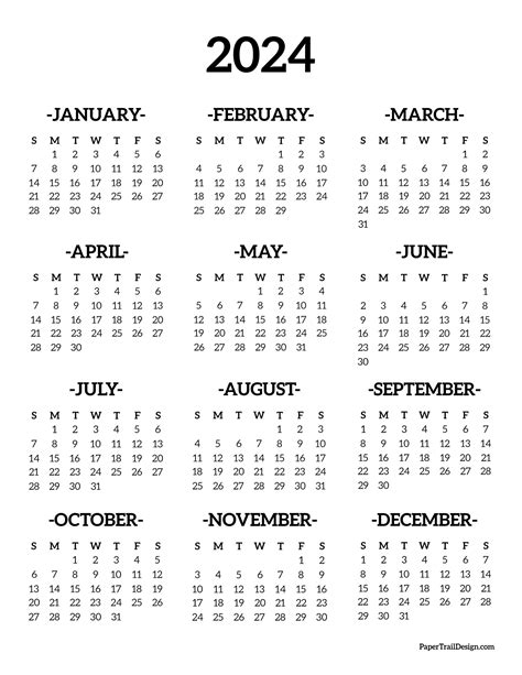 Printable 2024.